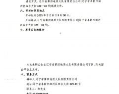 机械设备租赁竞争性谈判公告（工区1）
